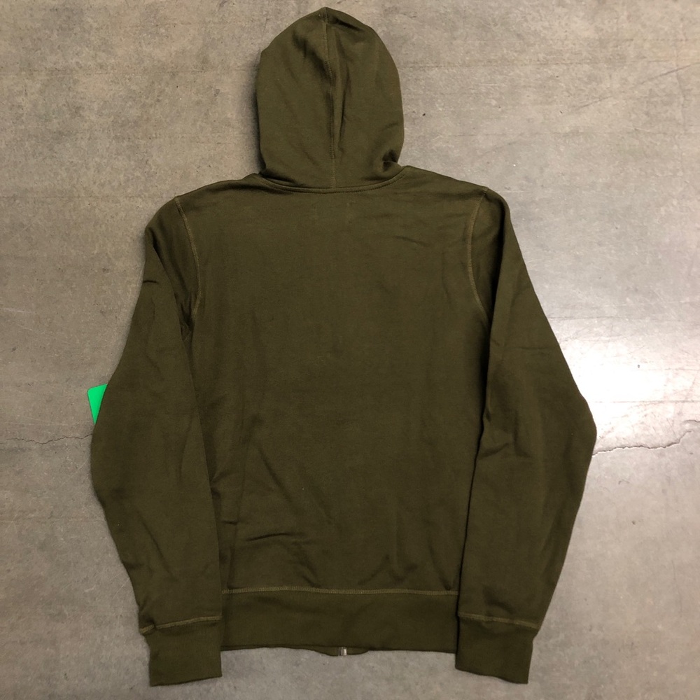 Pact Women’s Brushed Full Zip Hoodie Size Medium Army Green New W. Tag - Picture 2 of 8